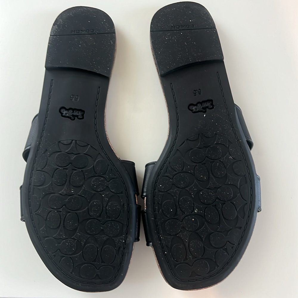 Coach Sandals Black - Picture 2 of 3